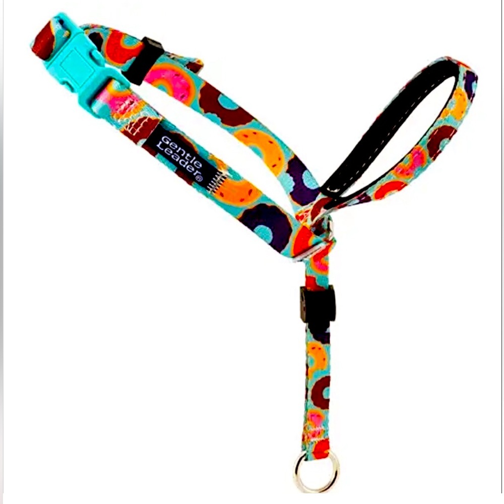 Gentle Leader Chic Blue Donut Leader Head Collar Small, Med